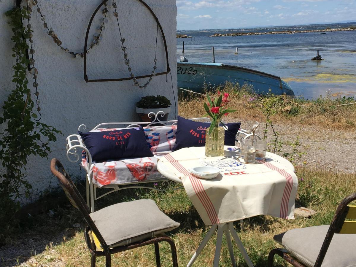 Cabanon de pêcheur en bord de lagune Sète Exterior foto